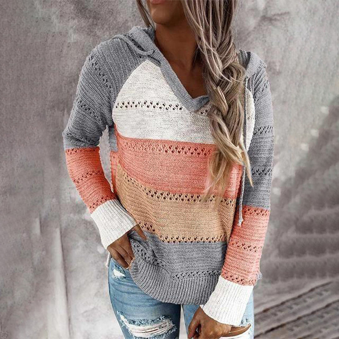 Pull Femme Col V Décontracté Polyvalent