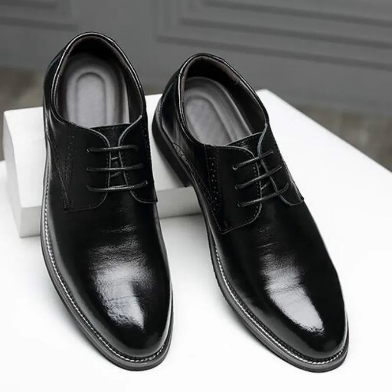Chaussures Mariage Homme Bout Pointu Noir Élégant