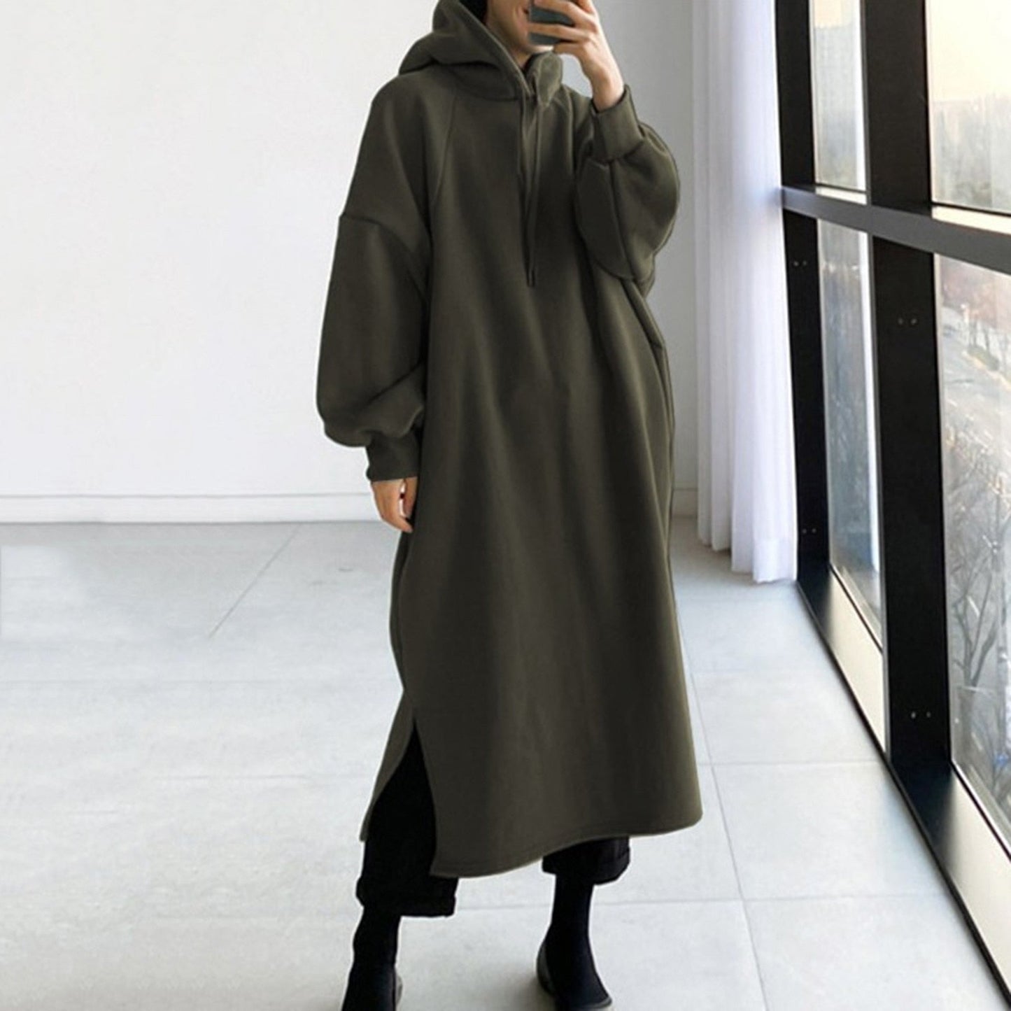 Manteau Femme Capuche Élégant et Chauffant