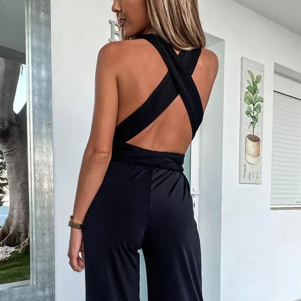 BelleRue™ – Combinaison Femme Chic Confortable avec Ceinture Élégante-4