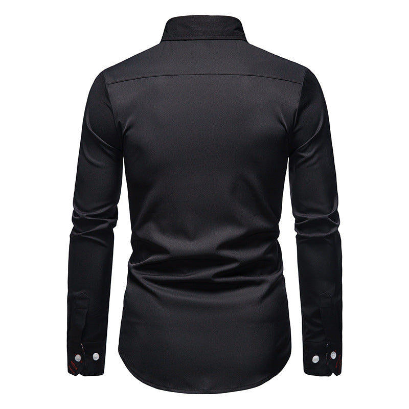 Chemise Homme à Motifs Paisley Élégant