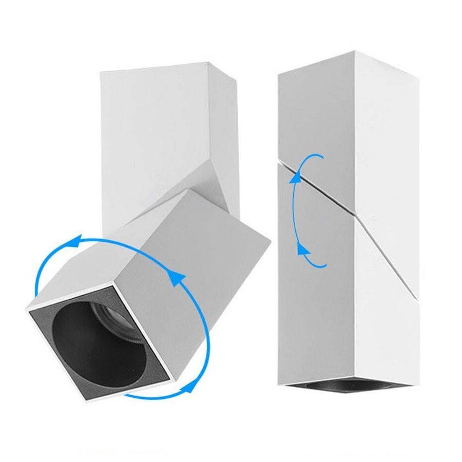 Lampe Plafond Carrée LED Moderne Réglable