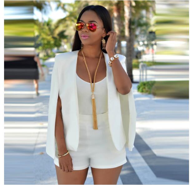 Blazer Femme Manches Longues Découpe Élégante