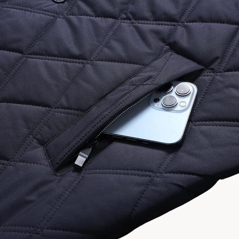 Veste Matelassée Homme Chaude Coupe Classique