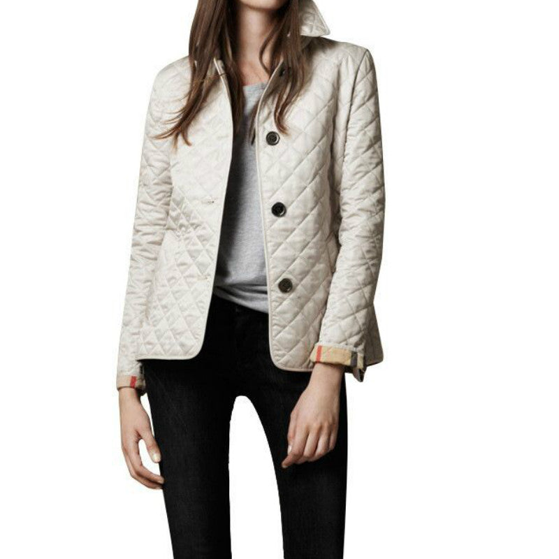 Veste Femme Élégante à Manches Longues Col Montant
