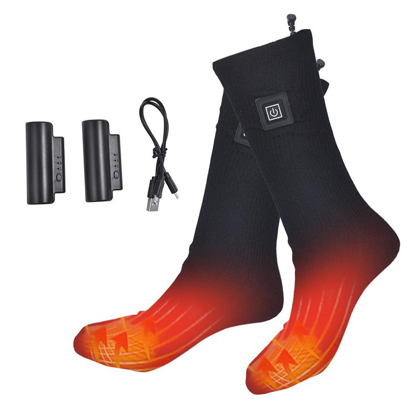 HeatStep™ – Chaussettes Chauffantes Unisexes à Batterie Rechargeable