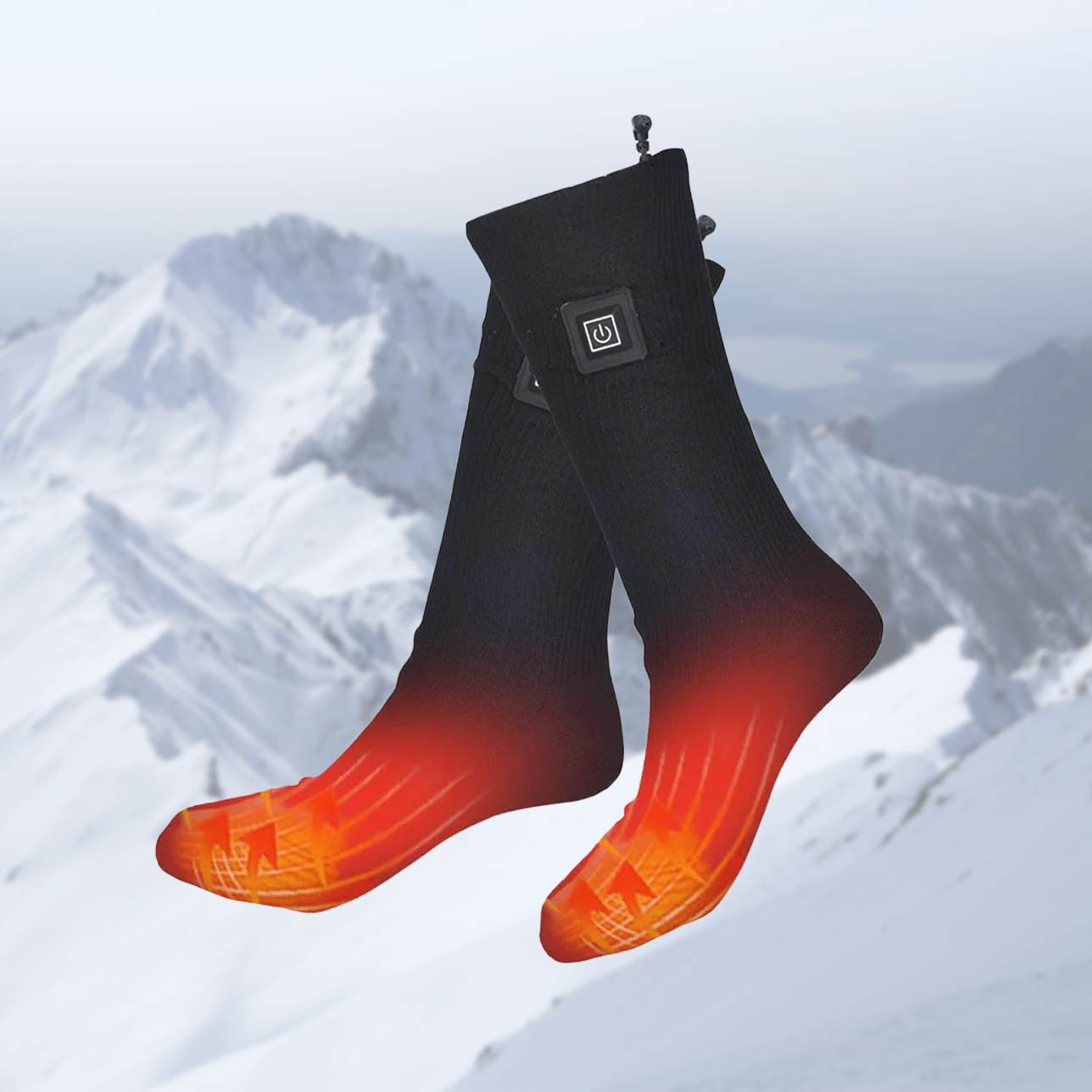 Chaussettes Chauffantes Rechargeables Homme/Femme pour Hiver - PanierRoyale