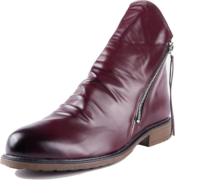 Bottines Homme Élégantes en Cuir avec Lacets