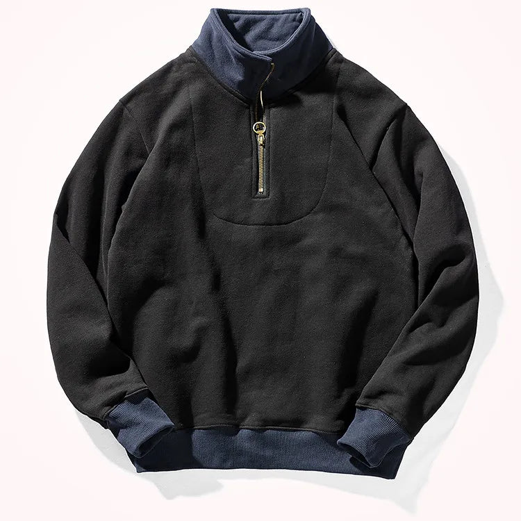 Pull Homme Streetwear Zippé Chaud