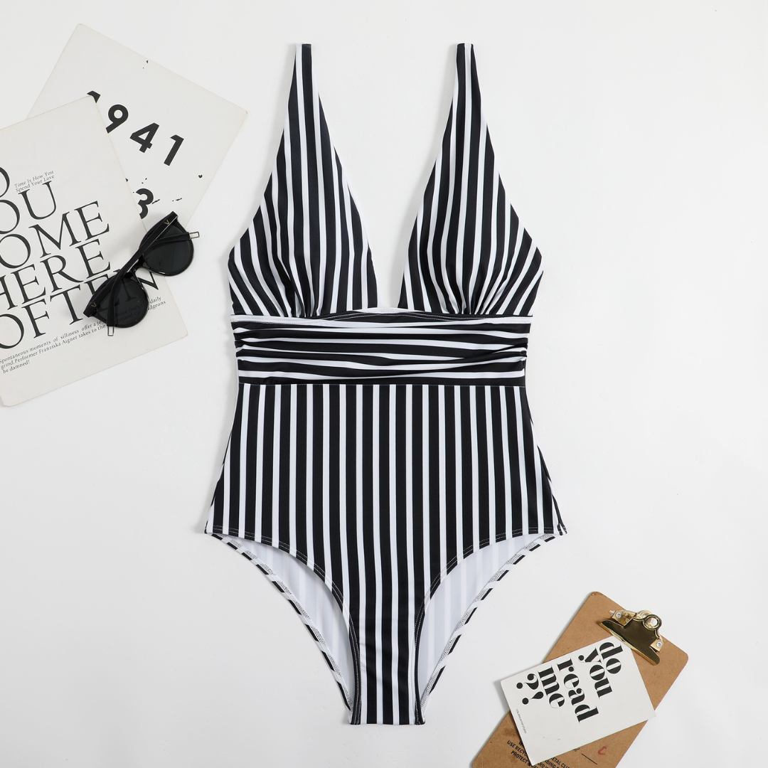 HorizonLuxe™ – Maillot de Bain Femme 1 Pièce Élégant Confort Optimal