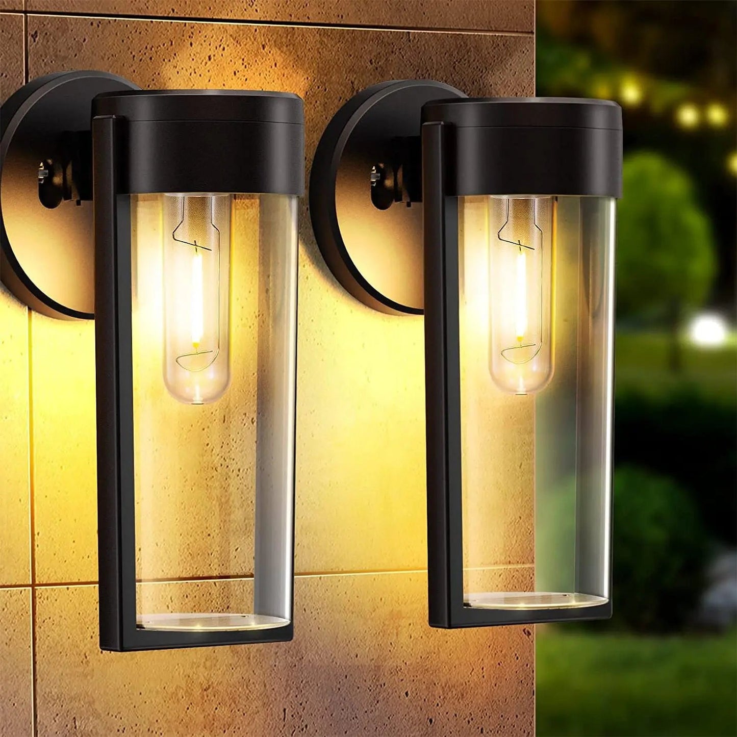 HorizonVue™ – Applique Murale Solaire Écologique Étanche IP65
