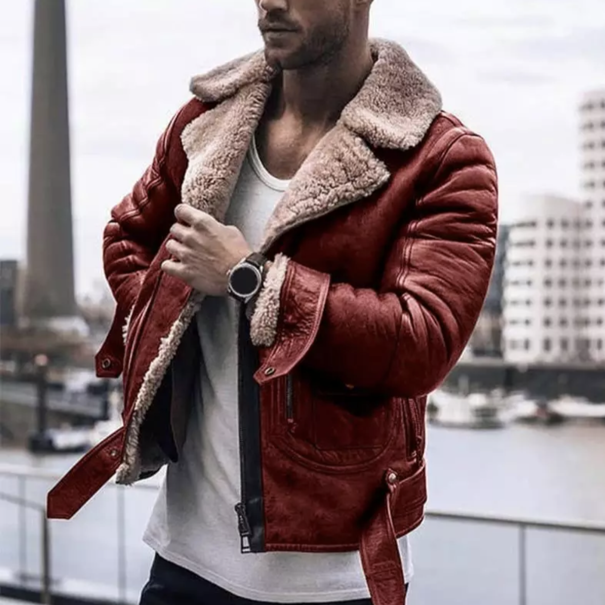 Veste Hiver Douillette et Élégante pour Homme