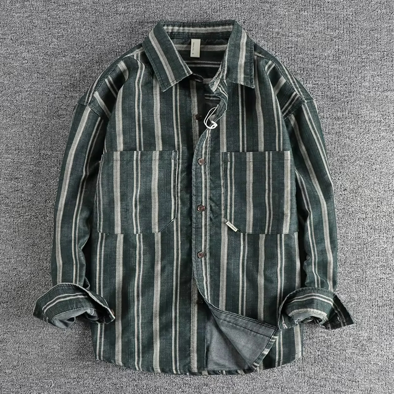 Chemise Homme Rayée Décontractée