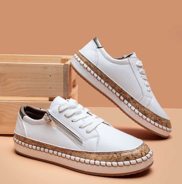Iraida™ – Sneakers Femmes Orthopédiques Confortables avec Imprimé Floral