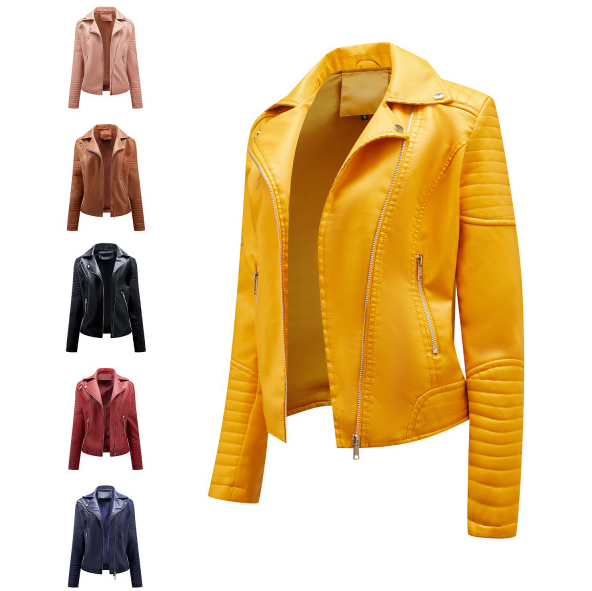 Variant image for Isabelle™ – Veste en Cuir Femme Élégante avec Coupe Ajustée Chic-10