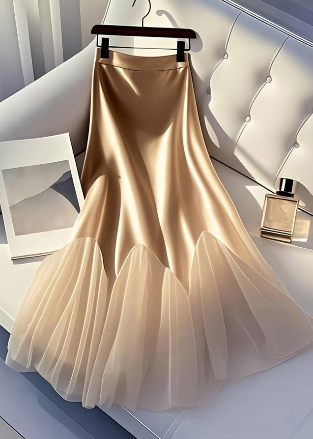 Jolie robe trapèze en soie pour femme été - EasyApparels