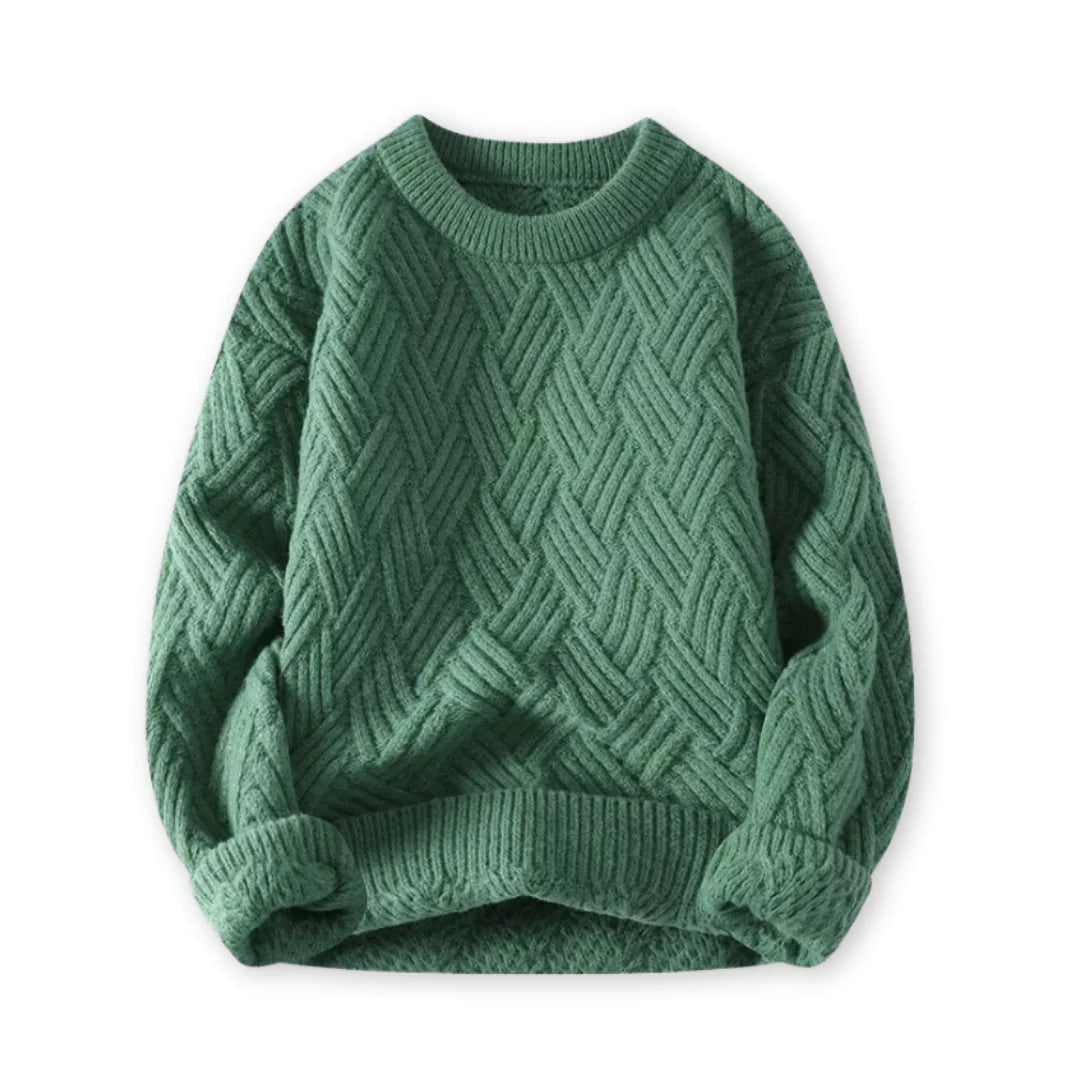 Pull en Mélange de Laine Chaud et Élégant