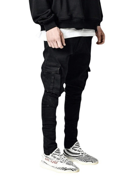 Jeans Homme avec Poches Latérales - Solides et Confortables