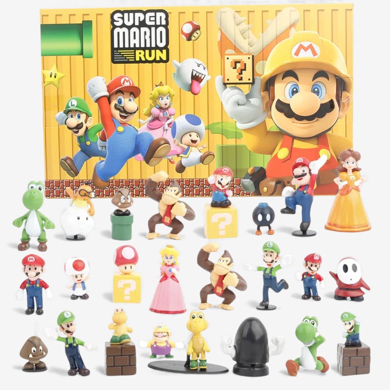 Figurines Noël Enfants Colorées avec Mario et Paw Patrol - PanierRoyale