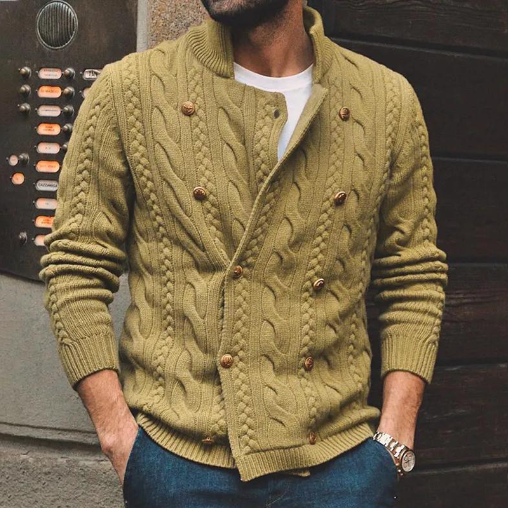 SAMUEL - Cardigan Élégant pour Hommes