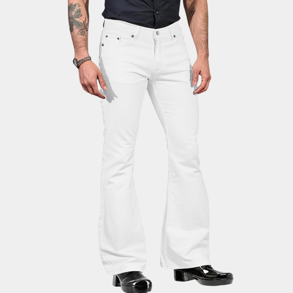 Pantalon Homme Confortable Cinq Poches Décontracté