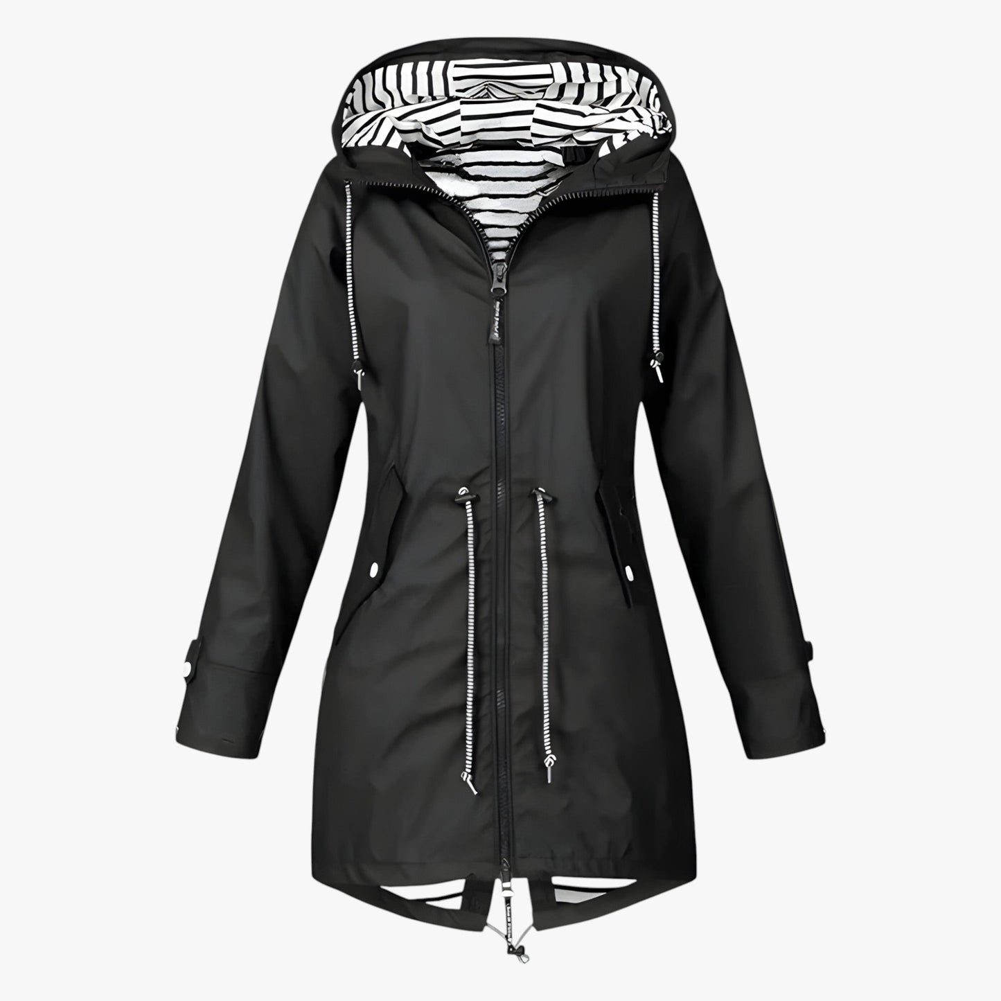 Veste imperméable femme à capuche, modèle coloré