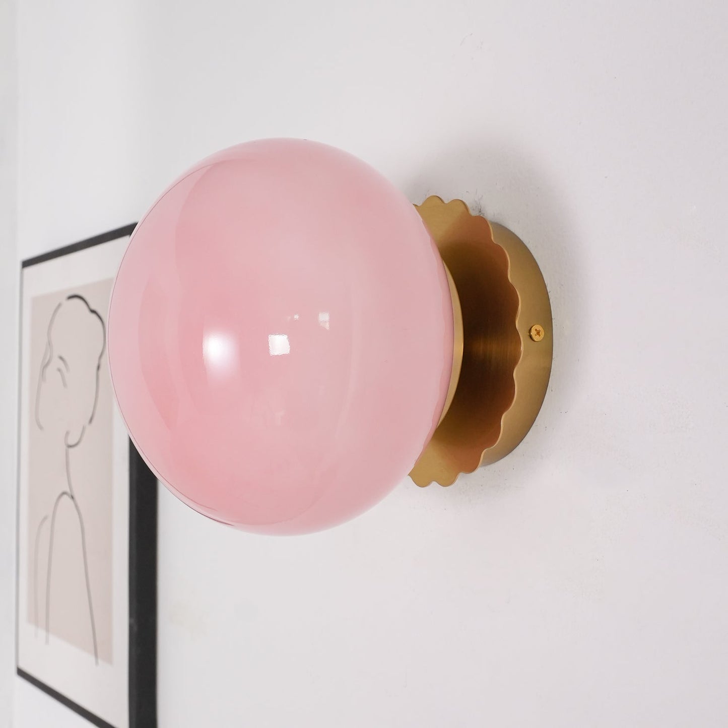LumaSoft™ – Applique Murale Design en Verre Effet Guimauve Élégant