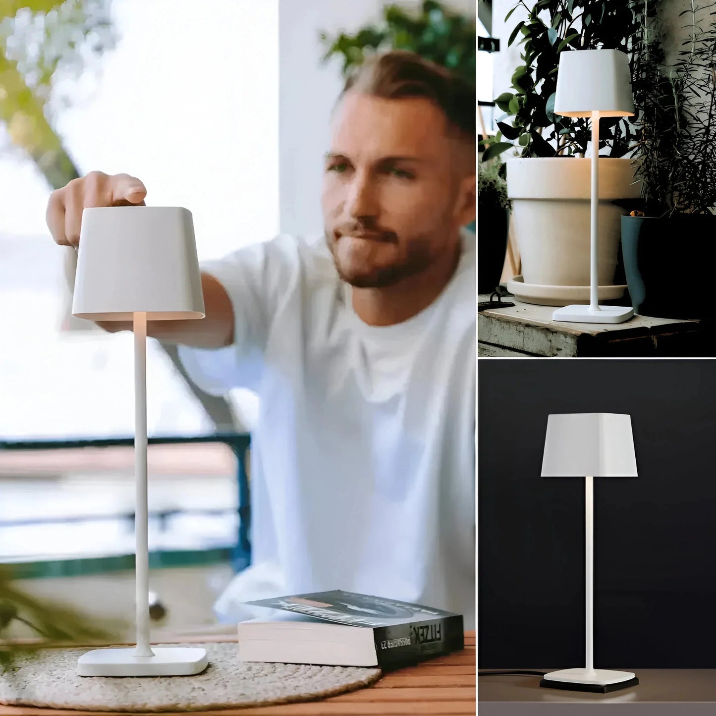 Lumea™ – Lampe de Table Rechargeable Sans Fil avec Éclairage Ajustable
