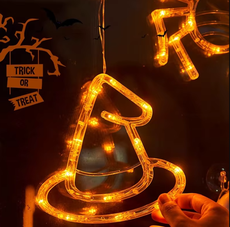 LumiHexa™ – Décorations de citrouilles d’Halloween à suspendre pour l’intérieur