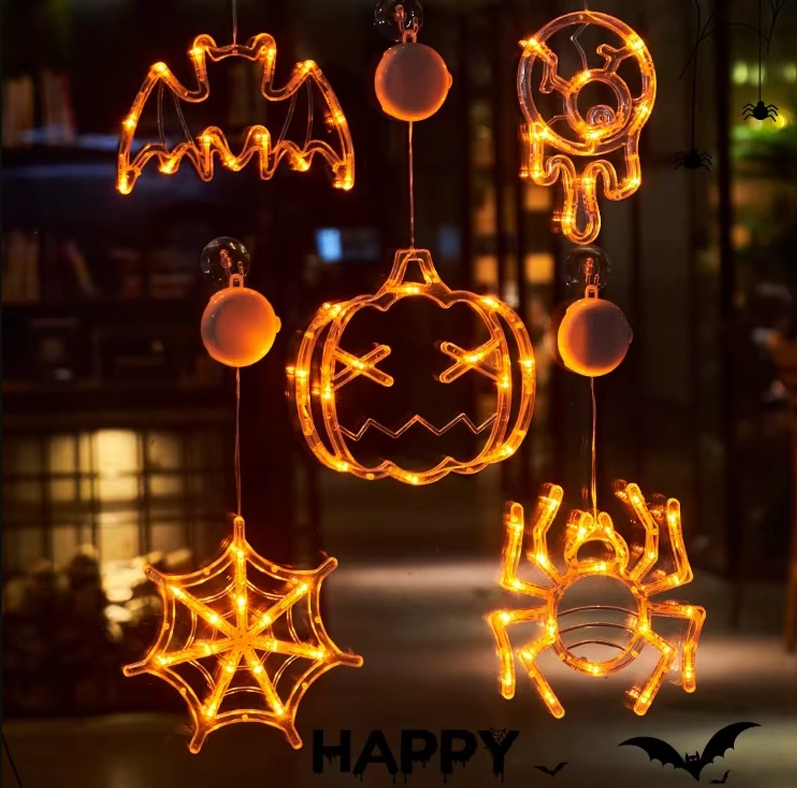 LumiHexa™ – Décorations de citrouilles d’Halloween à suspendre pour l’intérieur