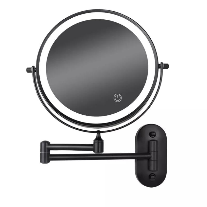 LumiReflex™ – Miroir Grossissant LED Rechargeable Salle de Bain & Maquillage