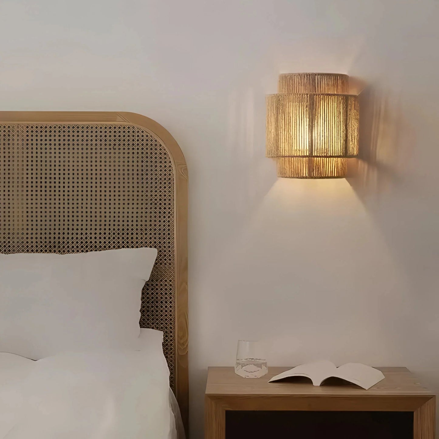 LumiRope™ – Applique Murale Design Écologique en Corde de Chanvre