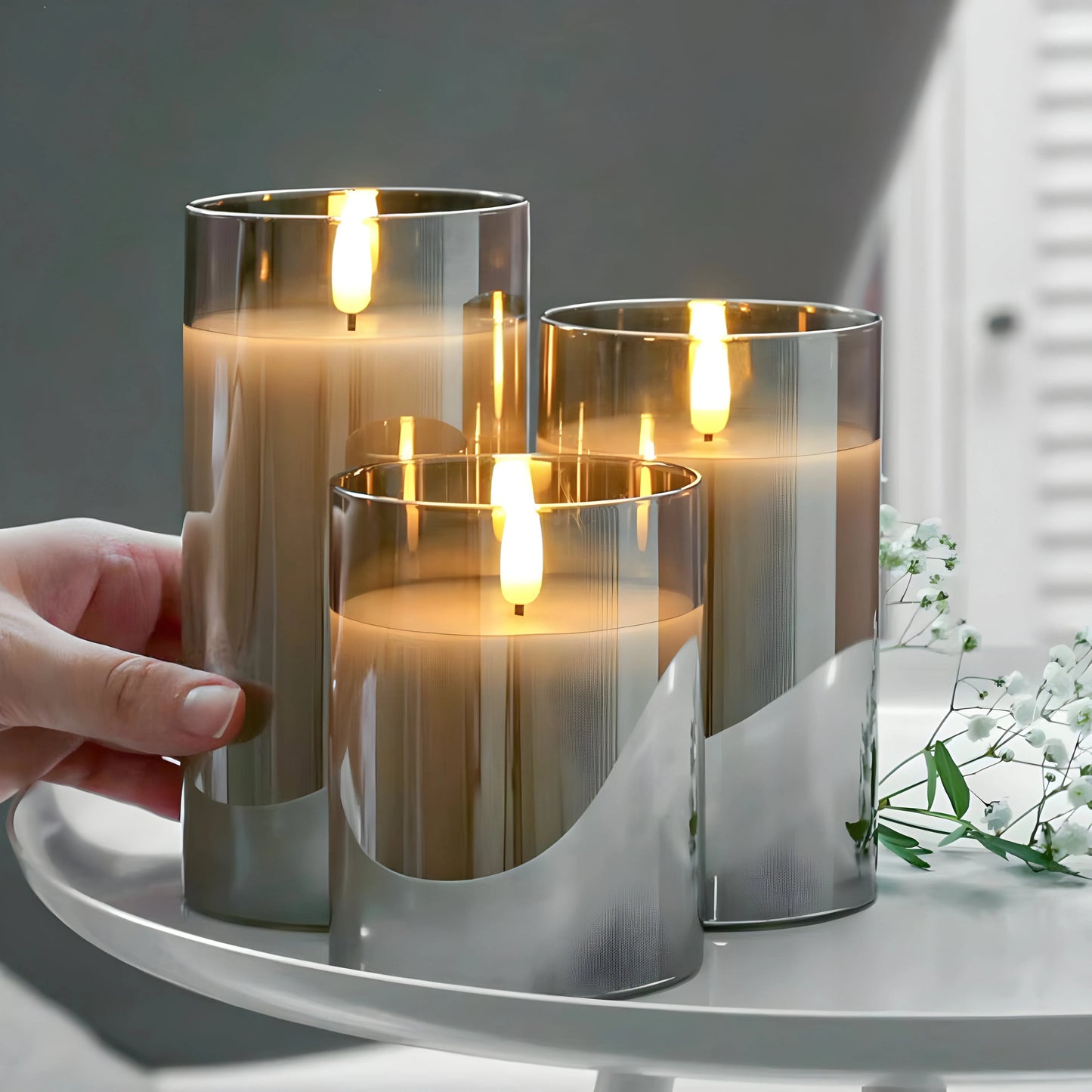 Luminara™ – Applique Murale Cire LED Effet Flamme Ambiance Chaleureuse