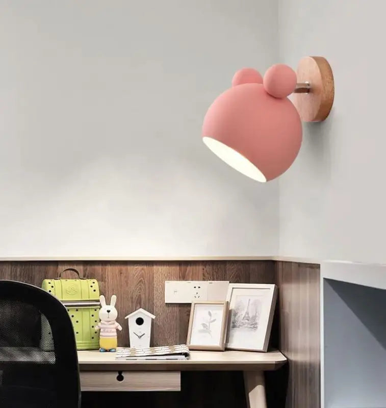 Luminis™ – Applique Murale Enfant Bois & Aluminium – Lumière Douce et Moderne
