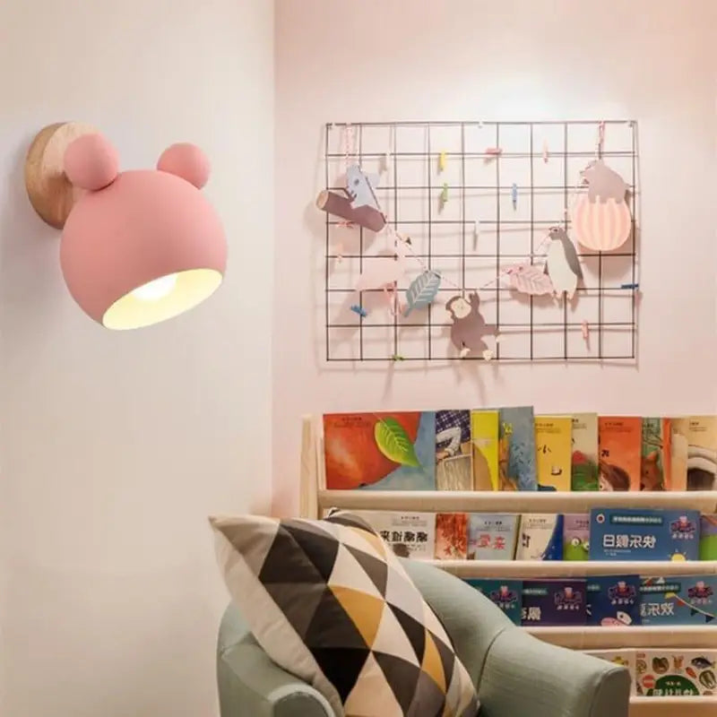Luminis™ – Applique Murale Enfant Bois & Aluminium – Lumière Douce et Moderne