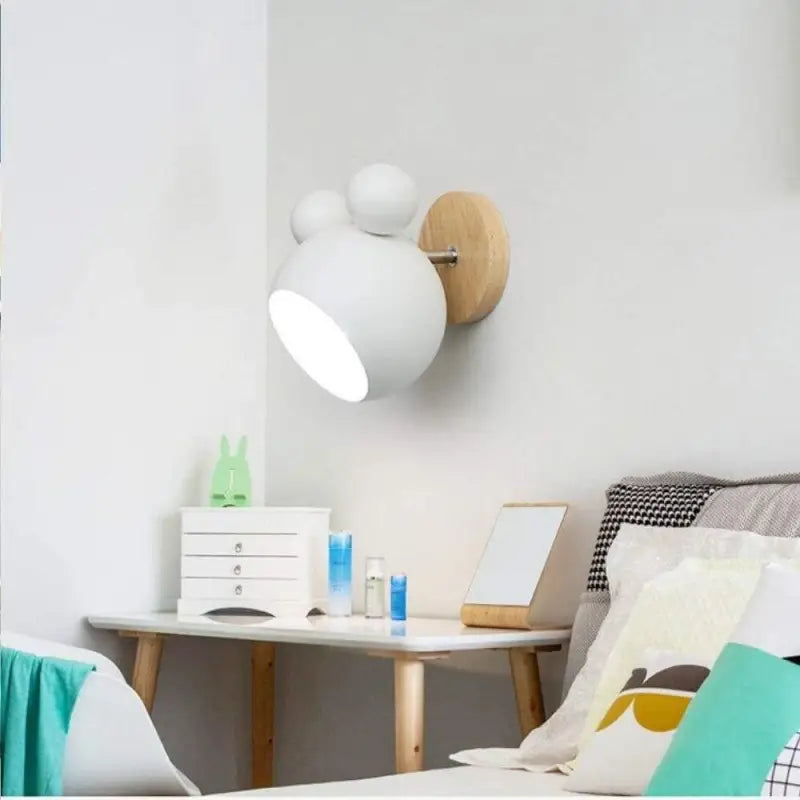 Luminis™ – Applique Murale Enfant Bois & Aluminium – Lumière Douce et Moderne