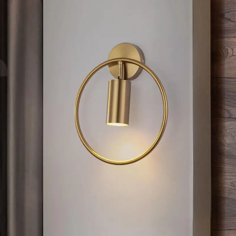 Lumiora™ – Applique Murale Dorée LED Moderne en Aluminium