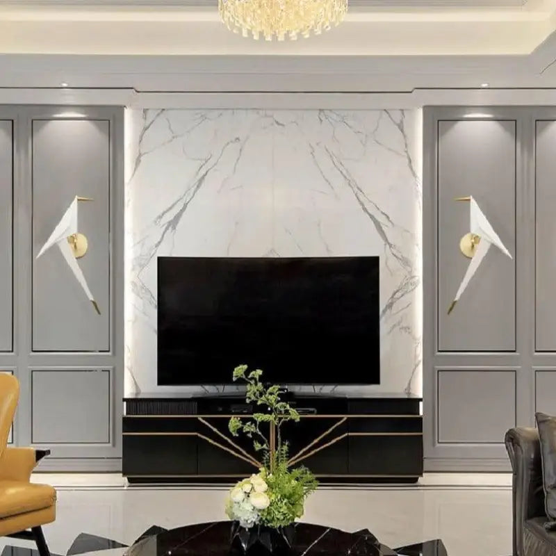 Lumora™ – Applique Murale LED Dorée Design Art Déco avec Lumière Chaude