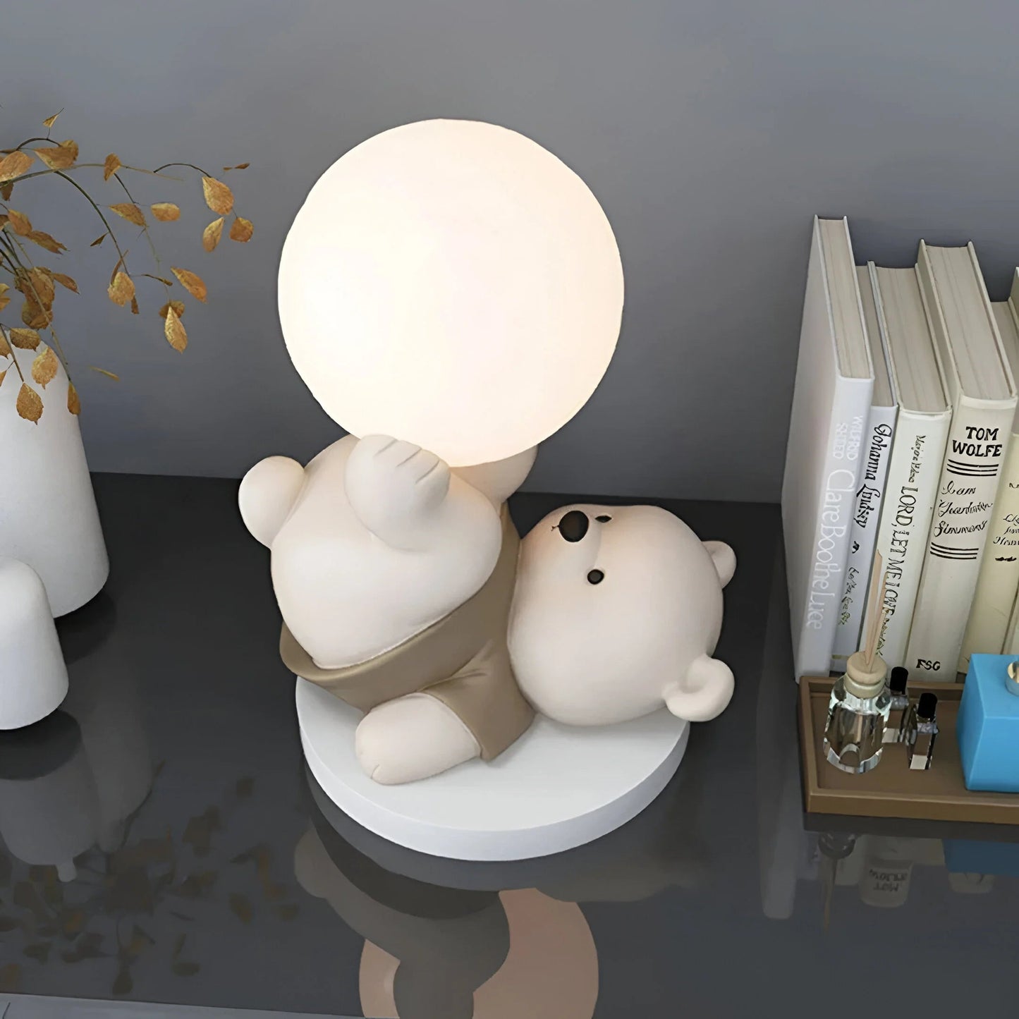 LunaBear™ – Lampe de Table Ourson Éclairante avec Lueur Douce