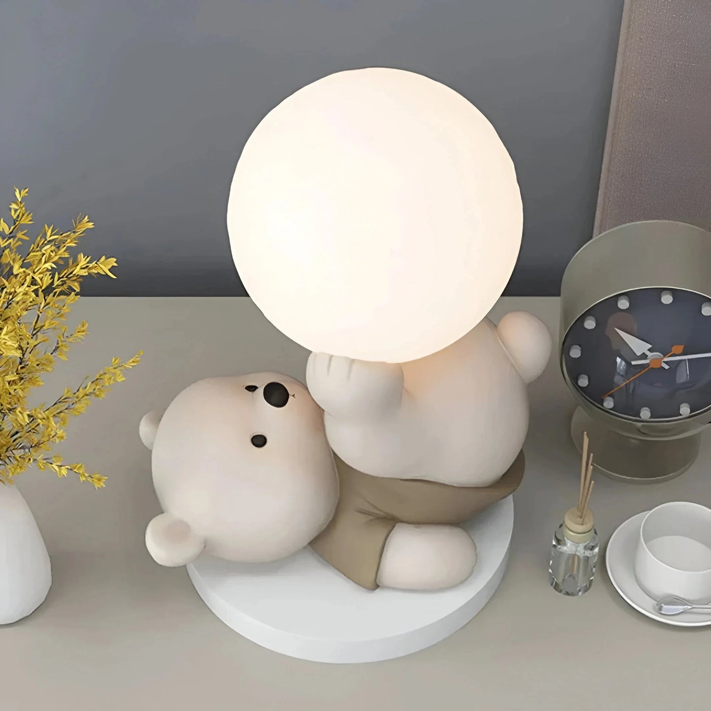 LunaBear™ – Lampe de Table Ourson Éclairante avec Lueur Douce