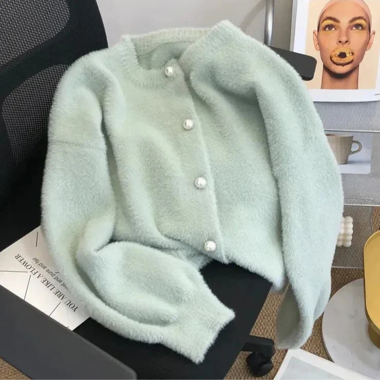 Cardigan Féminin Confortable Boutonné
