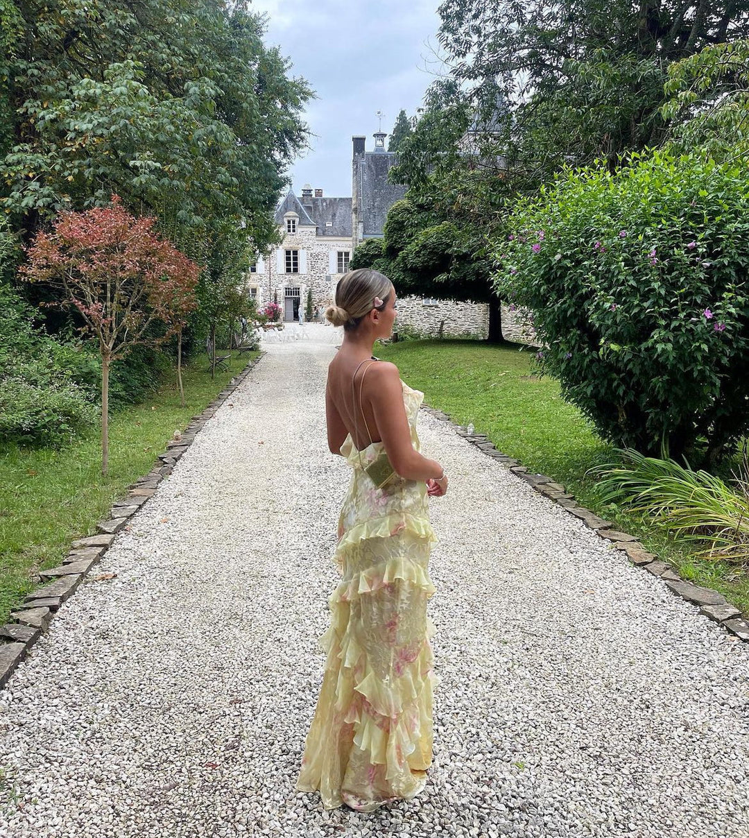 Robe de Mariage Élégante Dos Nu pour Femme - PanierRoyale
