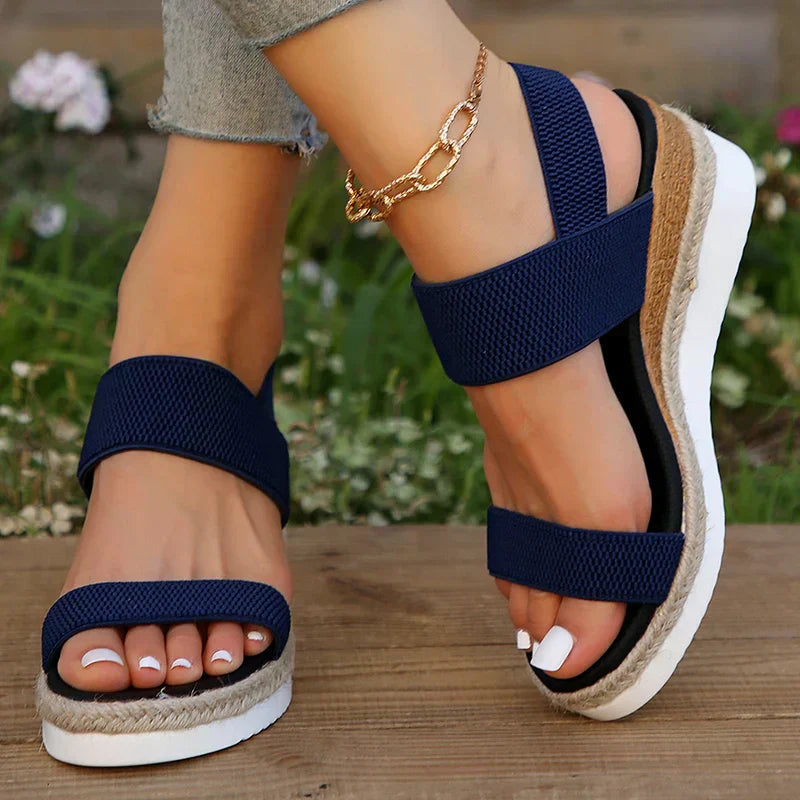 Sandales Compensées Été Femmes Confort et Chic