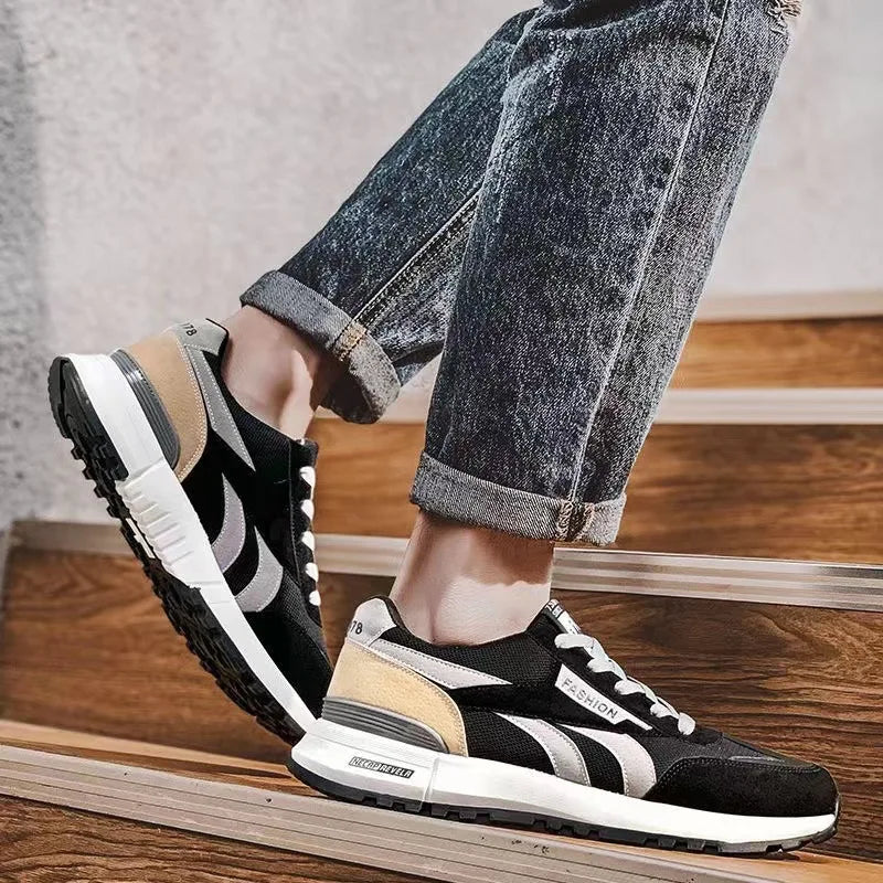 Louis™ – Baskets Homme Colorblock Confortables et Respirantes-4
