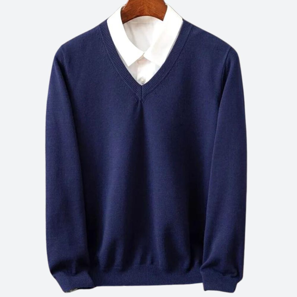 Malte™ – Pull Cachemire Homme Élégant et Confortable en Douceur-5