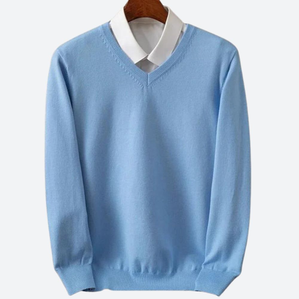 Malte™ – Pull Cachemire Homme Élégant et Confortable en Douceur-4