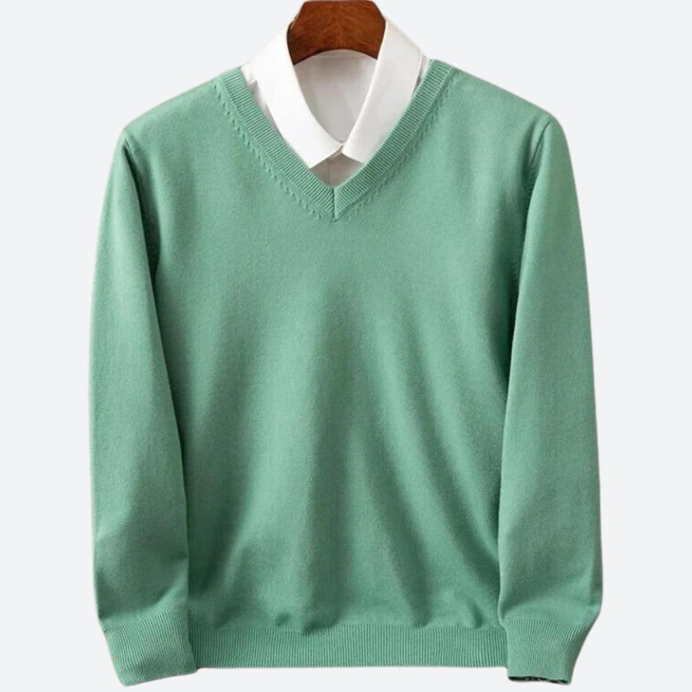 Malte™ – Pull Cachemire Homme Élégant et Confortable en Douceur-2