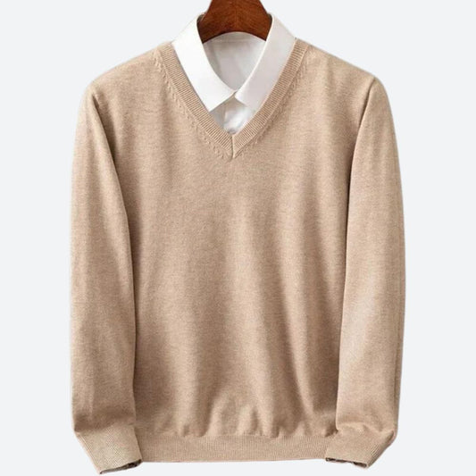 Malte™ – Pull Cachemire Homme Élégant et Confortable en Douceur-1