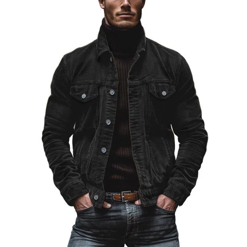 Blouson Homme Cuir Vintage Cllassique