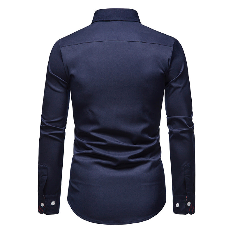 ProjetParis™ – Chemise Homme Slim-Fit en Coton Léger Élégante & Confortable-6